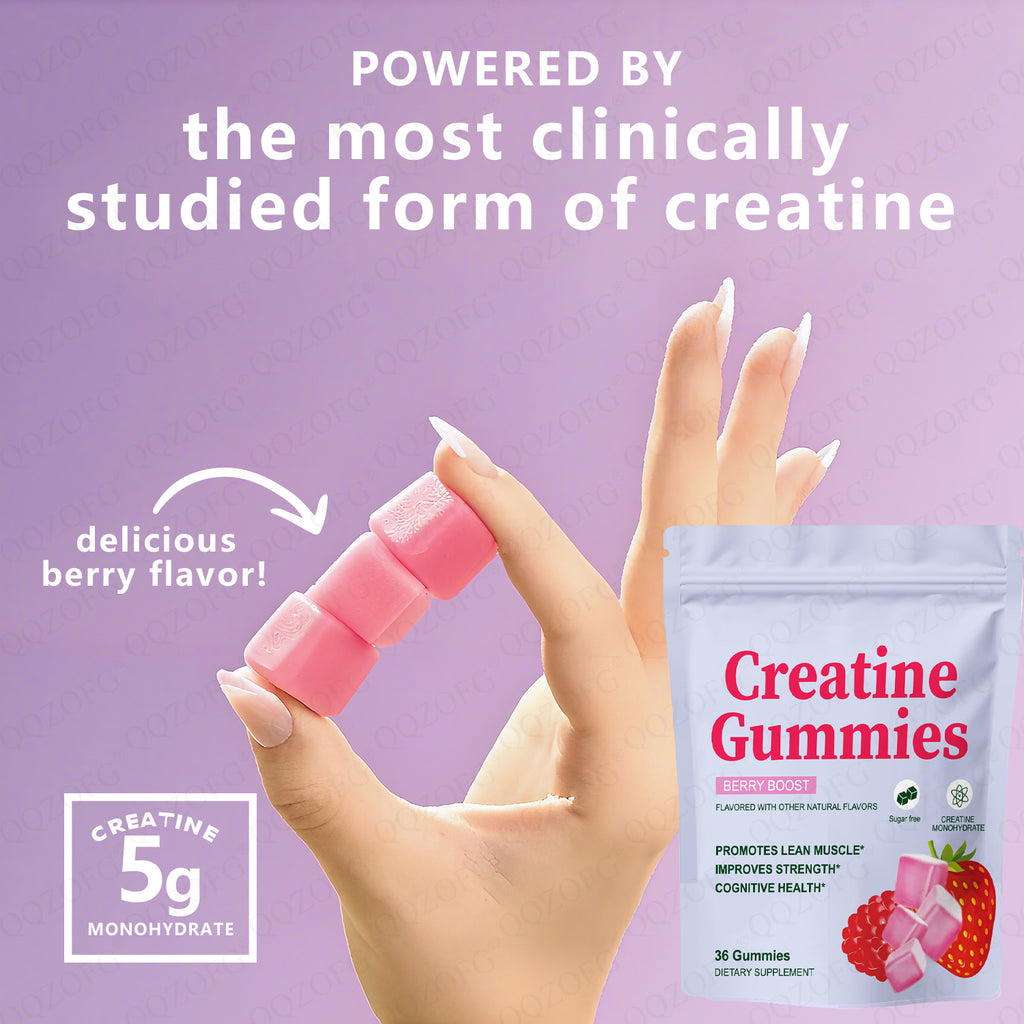 Hot Selling Creatine Gummies Boost Muscle And Providing Energy Creatine Supplement 36 Gummies