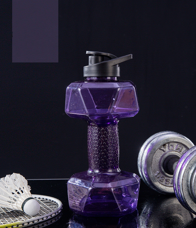 Youth Personality Exercise Dumbbell Cup Sports Water Bottle
