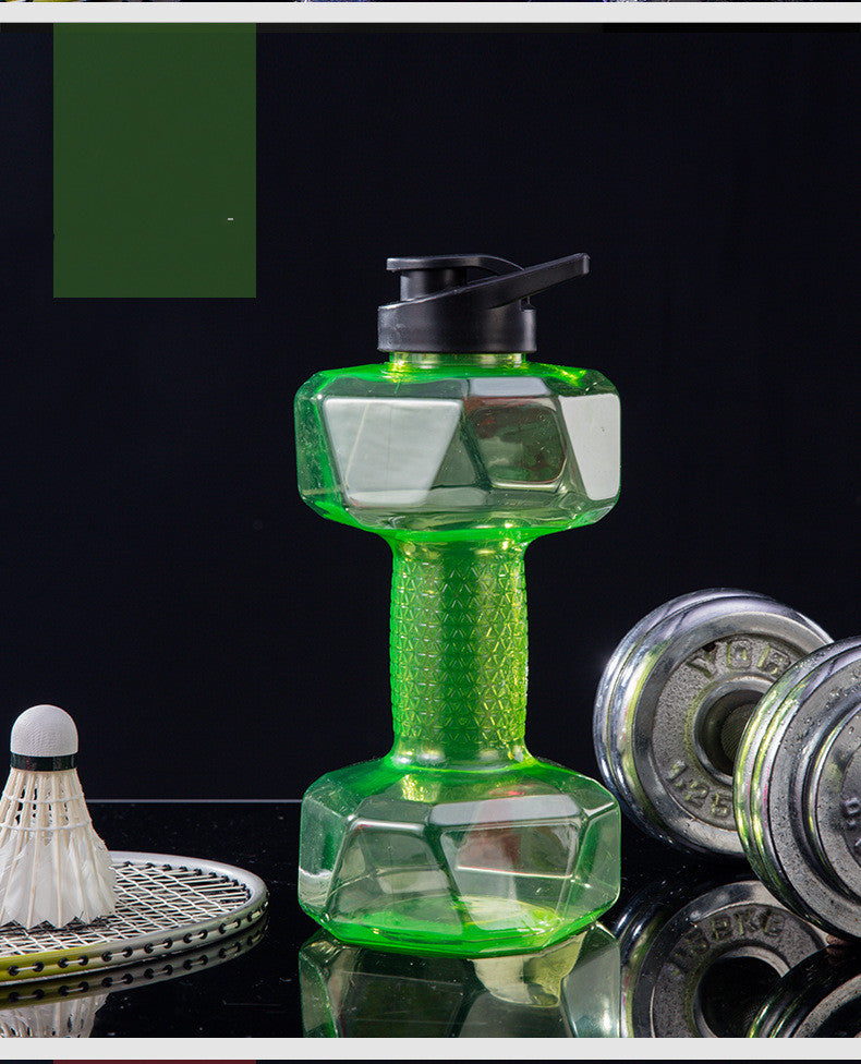 Youth Personality Exercise Dumbbell Cup Sports Water Bottle