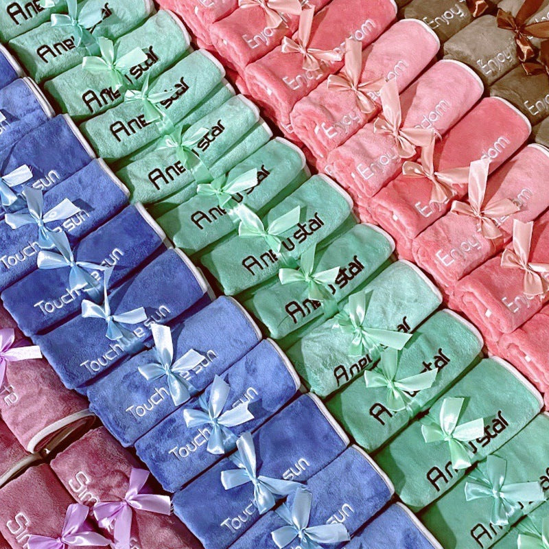 Microfiber Youth Pie Lettering Simple Sports Towel