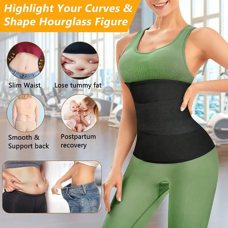 Sports Fitness Training Aid Tight Belly Band Slim Fit Violently Sweat Waistband