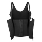 Zippered Waist Trainer Corset Waist Tummy Control Body Shaper Cincher Back Support