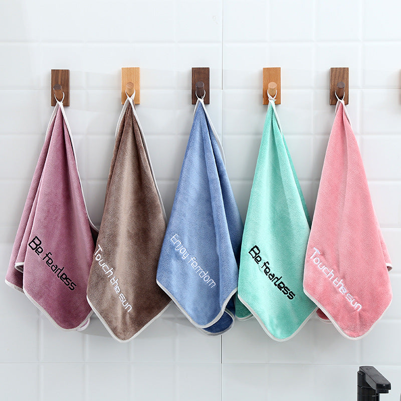 Microfiber Youth Pie Lettering Simple Sports Towel
